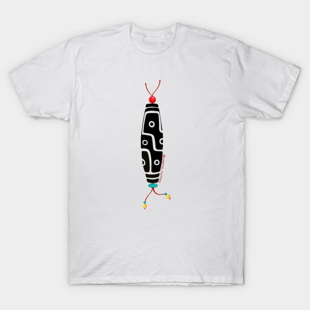 Dzi Bead T-Shirt by lungtatattoo